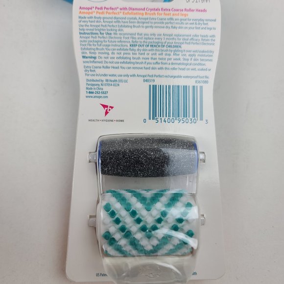 NEW 6 Pack 2pcs Amope Pedi Refills Extra Coarse  Exfoliating - Picture 3 of 4